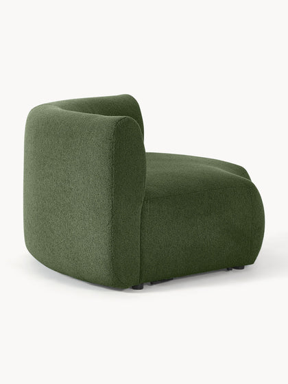 Westwing Módulo De Esquina Redondo En Tejido Bouclé Sofia