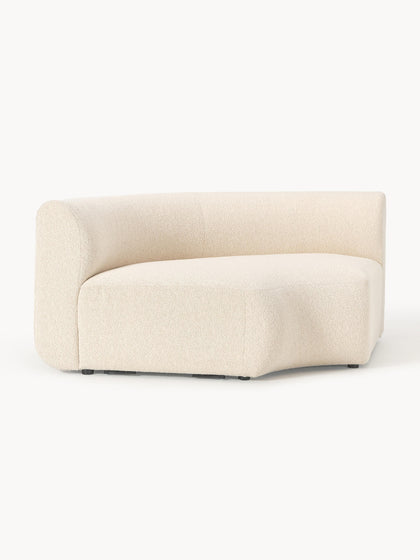 Westwing Módulo De Esquina Redondo En Tejido Bouclé Sofia