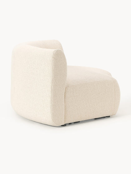 Westwing Módulo De Esquina Redondo En Tejido Bouclé Sofia