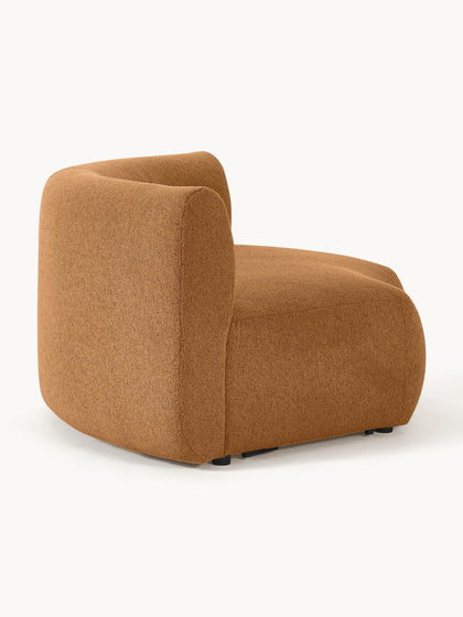 Westwing Módulo De Esquina Redondo En Tejido Bouclé Sofia