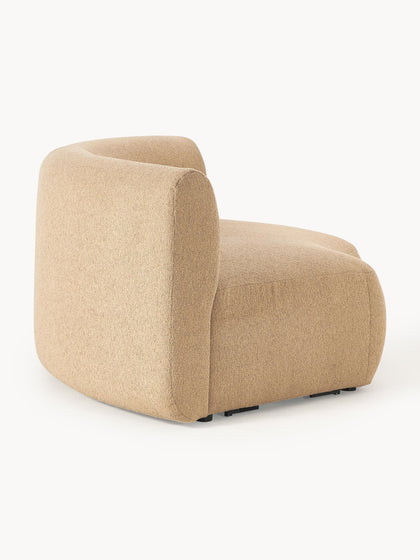 Westwing Módulo De Esquina Redondo En Tejido Bouclé Sofia