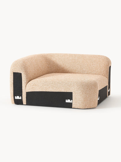 Westwing Módulo De Esquina Redondo En Tejido Bouclé Wolke