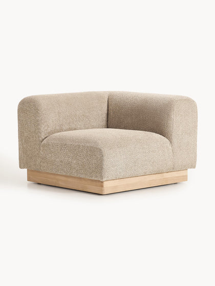 Westwing Módulo De Esquina Sofá De Borreguillo Bouclé Natalie