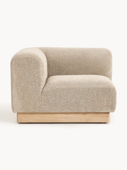 Westwing Módulo De Esquina Sofá De Borreguillo Bouclé Natalie