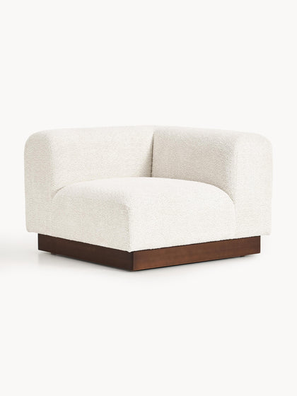 Westwing Módulo De Esquina Sofá De Borreguillo Bouclé Natalie