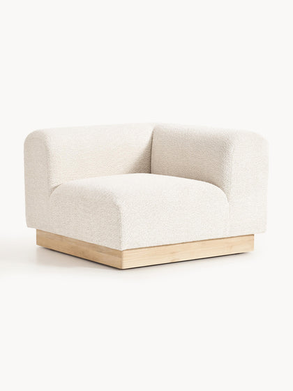 Westwing Módulo De Esquina Sofá De Borreguillo Bouclé Natalie