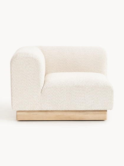 Westwing Módulo De Esquina Sofá De Borreguillo Bouclé Natalie