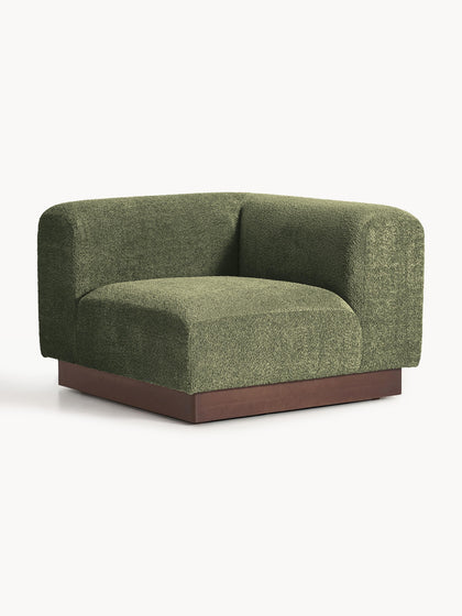 Westwing Módulo De Esquina Sofá De Borreguillo Bouclé Natalie