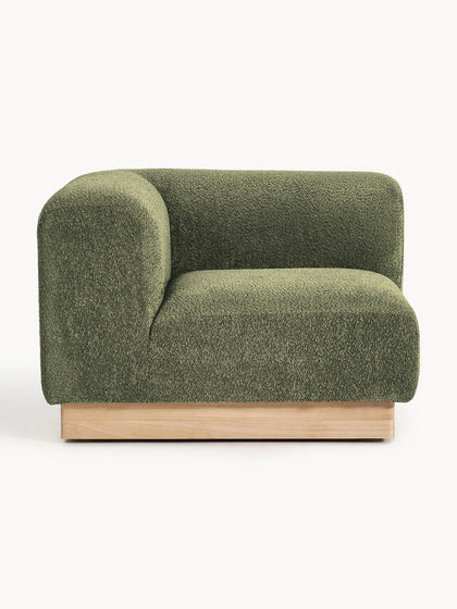 Westwing Módulo De Esquina Sofá De Borreguillo Bouclé Natalie