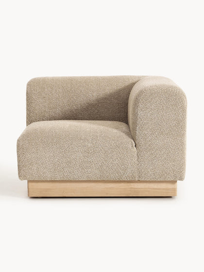 Westwing Módulo De Esquina Sofá De Borreguillo Bouclé Natalie