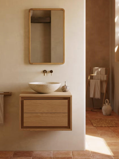 Westwing Mueble Bajo Lavabo De Madera De Teca Kenta