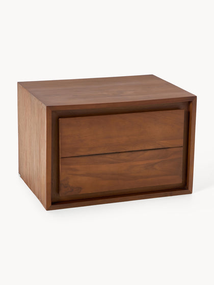 Westwing Mueble bajo lavabo de madera de teca Kenta