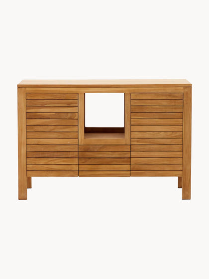 Westwing Mueble De Baño Medio De Madera De Teca Neria