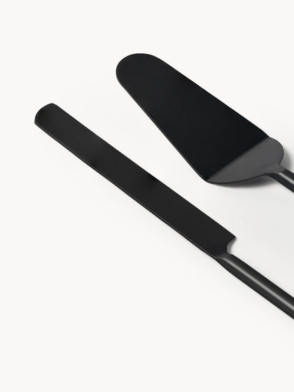 Westwing Pala Y Cuchillo Para Cortar Tartas Agata 2 Pzas