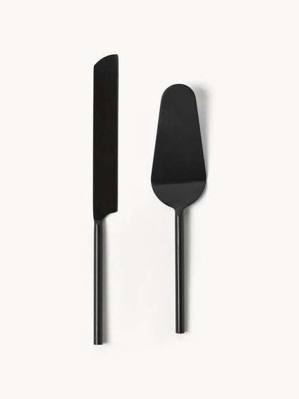 Westwing Pala Y Cuchillo Para Cortar Tartas Agata 2 Pzas
