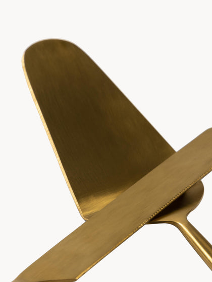 Westwing Pala Y Cuchillo Para Cortar Tartas Lite 2 pzas