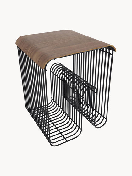 Westwing Panel Para Taburete De Madera De Nogal Curva