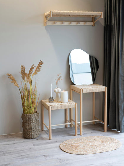 Westwing Perchero De Pared De Madera De Chopo Abano