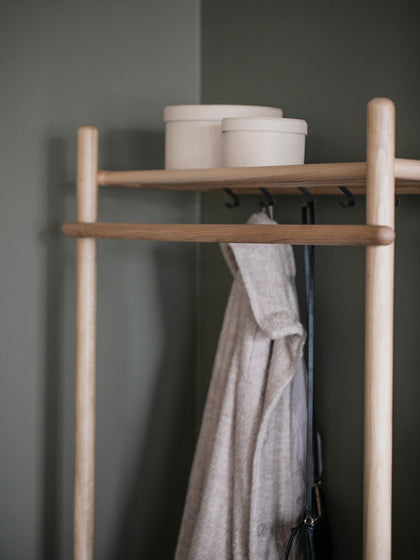 Westwing Perchero De Pared De Madera De Roble Milford