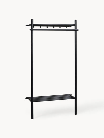 Westwing Perchero de pared de madera de roble Milford