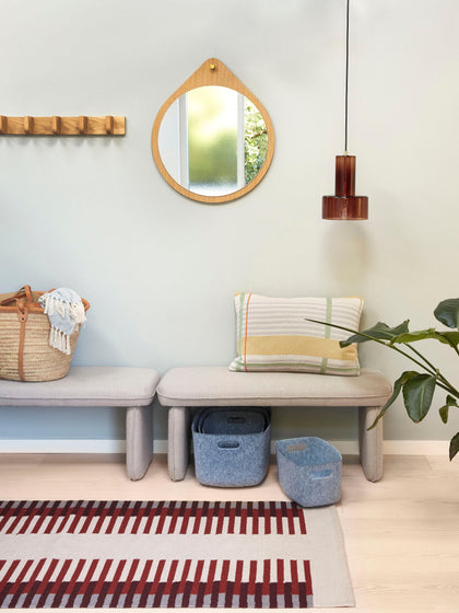 Westwing Perchero De Pared De Madera De Roble Nomad