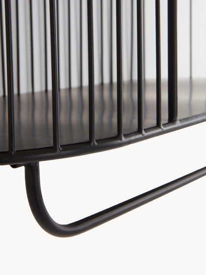 Westwing Perchero De Pared De Metal Con Estante London