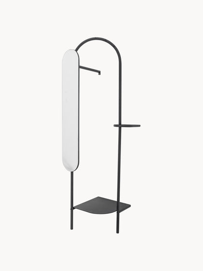 Westwing Perchero Metálico Con Espejo Regulable Belen