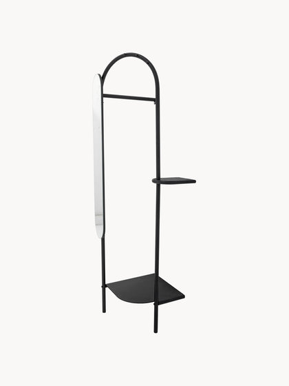 Westwing Perchero Metálico Con Espejo Regulable Belen