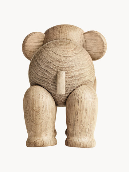 Westwing Pieza Decorativa Artesanal De Madera De Roble Elephant
