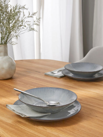 Westwing Platos Hondos Artesanales Nordic Sea 4 uds