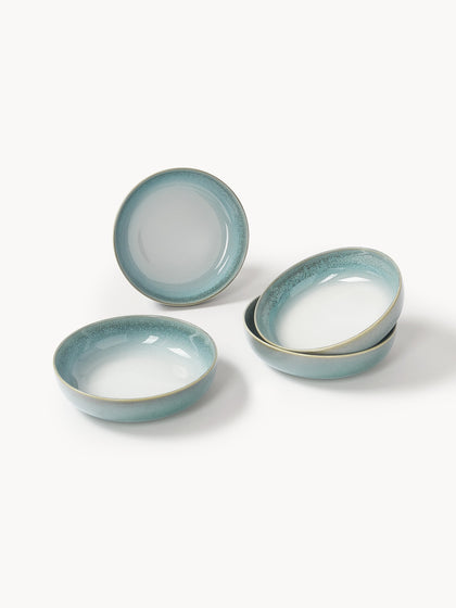 Westwing Platos Hondos Con Esmalte Reactivo Havana 4 uds