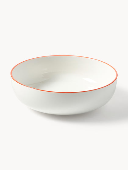 Westwing Platos hondos pequeños de porcelana Facile 2 uds