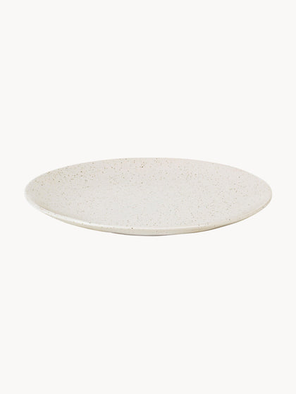 Westwing Platos Llanos Artesanales Nordic Vanilla 4 uds