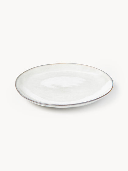 Westwing Platos Postre Artesanales Nordic Sand 4 uds