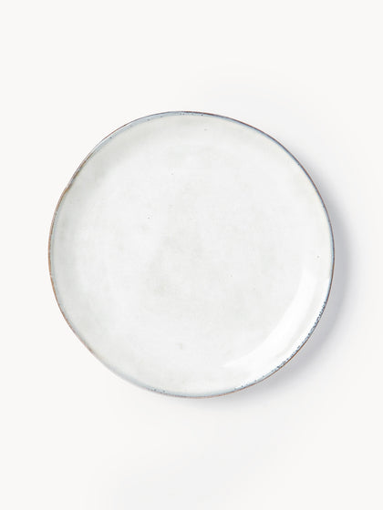 Westwing Platos postre artesanales Nordic Sand 4 uds