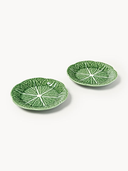 Westwing Platos Postre Pintados A Mano Cabbage 2 uds