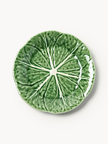 Westwing Platos postre pintados a mano Cabbage 2 uds