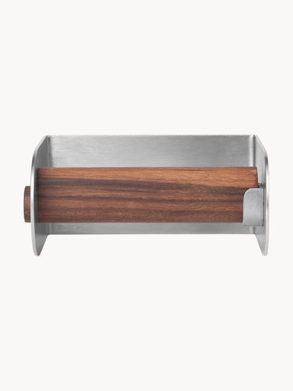Westwing Portarrollos De Baño De Madera De Nogal Dowel