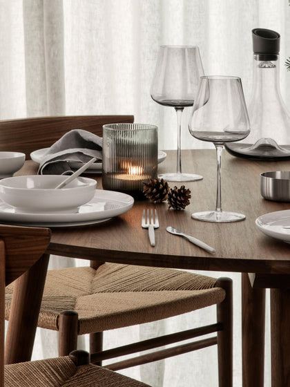Westwing Portavelas De Vidrio Con Relieves Ven 16 Cm