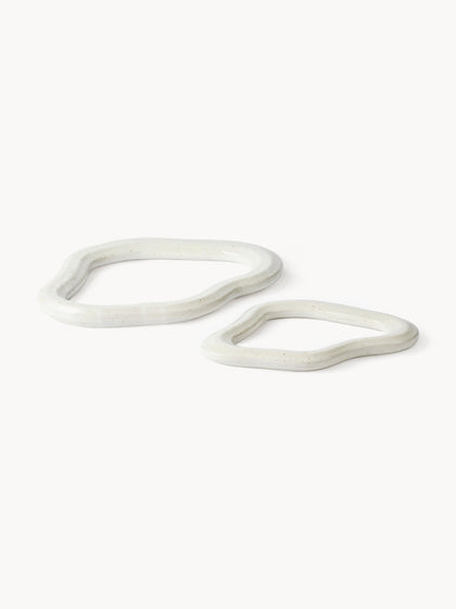Westwing Posavasos artesanales Nordic Vanilla 2 uds