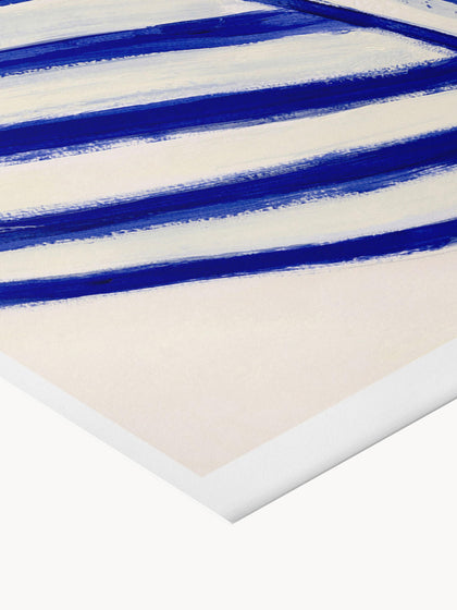 Westwing Póster Blue Stripe At Concorde By Sofia Lind X The Poster Club