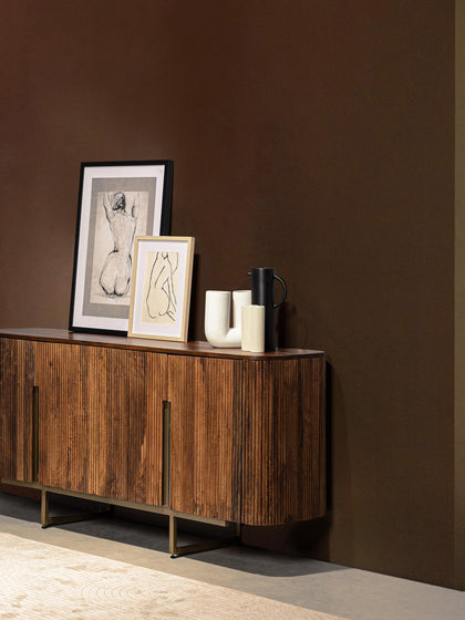 Westwing Pósters Con Marcos De Madera Refined 2 uds