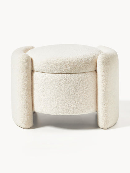 Westwing Puf De Borreguillo Con Espacio De Almacenaje Benji