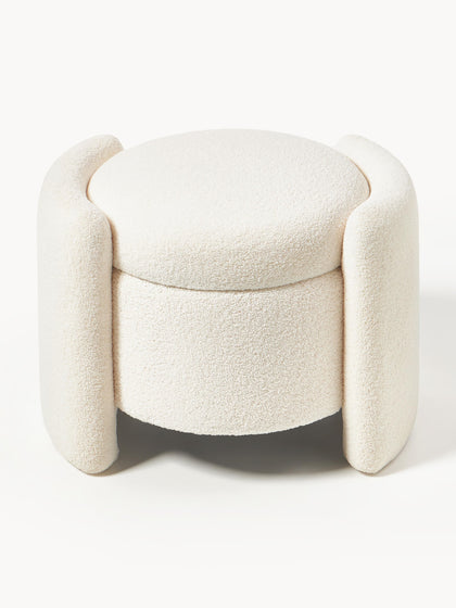 Westwing Puf De Borreguillo Con Espacio De Almacenaje Benji