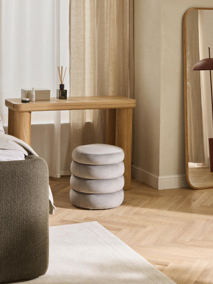 Westwing Puf De Terciopelo Con Espacio De Almacenamiento Alto