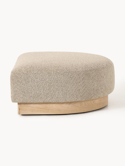 Westwing Puf Reposapiés De Borreguillo Bouclé Natalie