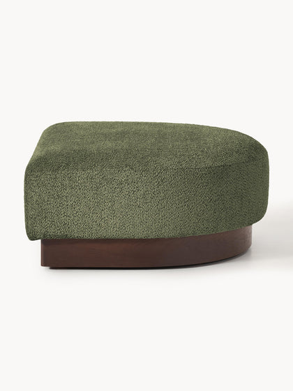 Westwing Puf Reposapiés De Borreguillo Bouclé Natalie