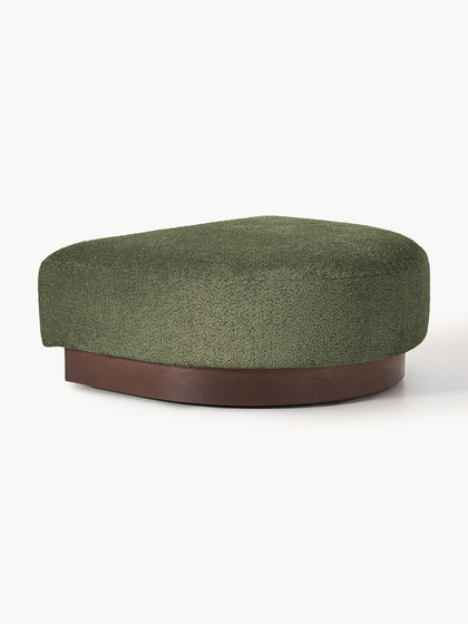 Westwing Puf reposapiés de borreguillo bouclé Natalie