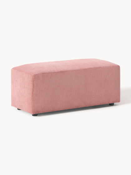 Westwing Puf reposapiés de pana Melva An 99 x F 42 cm