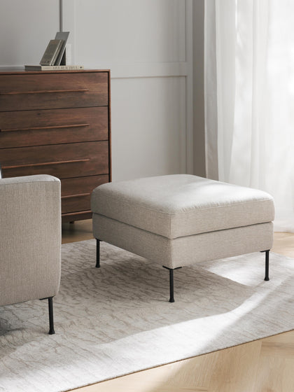 Westwing Reposapiés Con Espacio De Almacenamiento Cucita